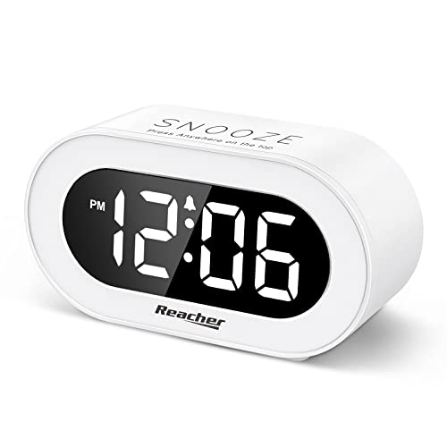 Compact LED Digital Alarm Clock with Snooze
