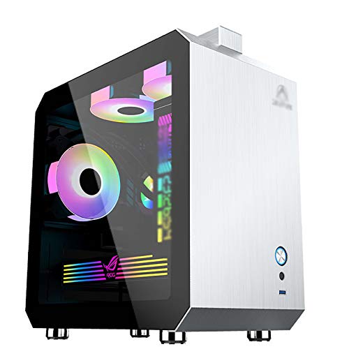 Compact M-ATX Gaming Case with RGB Tempered Glass