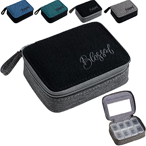 Compact Pill Organizer Case