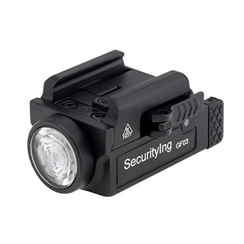 Compact Rechargeable Rail Mounted Tactical Weapon Light