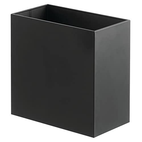 Compact Steel Trash Can