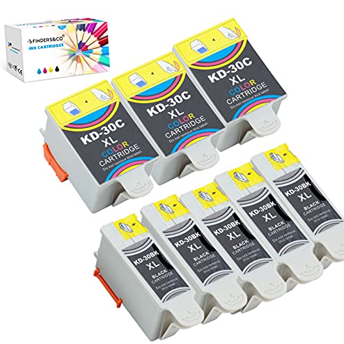 Compatible Kodak 30 Ink Cartridges Replacement for Kodak 30B 30C Combo Ink for Kodak ESP C315 C310 ESP 3.2 ESP Office 2150 2170 Hero 3.1 Hero 5.1 Printers (5Black, 3Color)