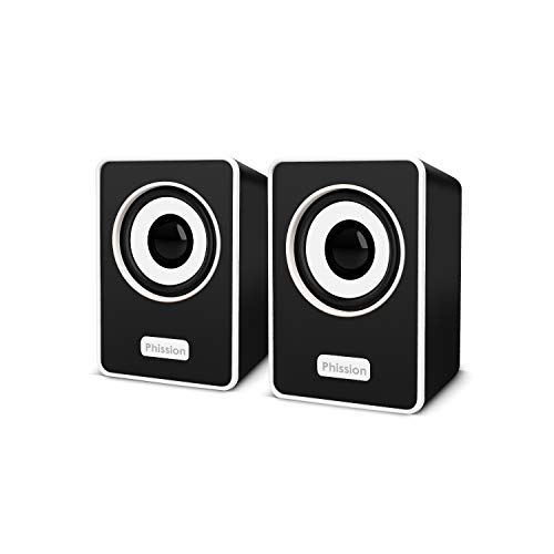 Computer Speakers, Phission Mini Speaker with Stereo Sound