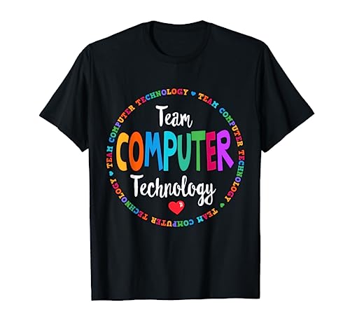 Computer Technology Team Teacher Back To School Week Squad T-Shirt