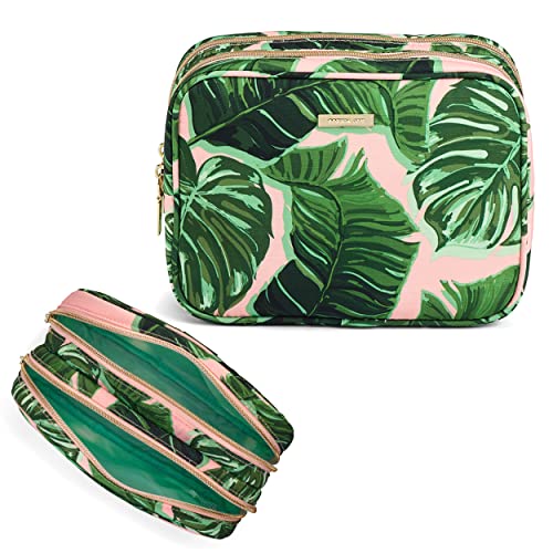 Conair Tropical Palm Print Makeup Bag