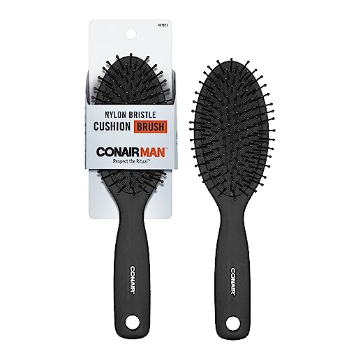 ConairMAN Hairbrush for Men: Perfect Everyday Brushing for All Hair Types