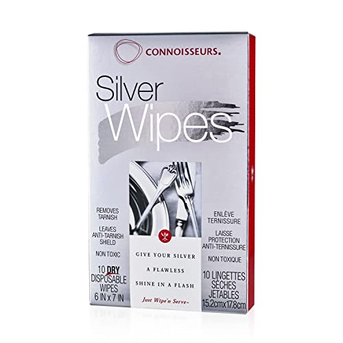 CONNOISSEURS Silver Cleaner Wipes