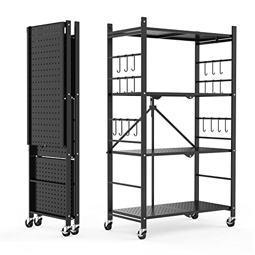 Convenient and Durable Himix Storage Shelves with 20 Hooks