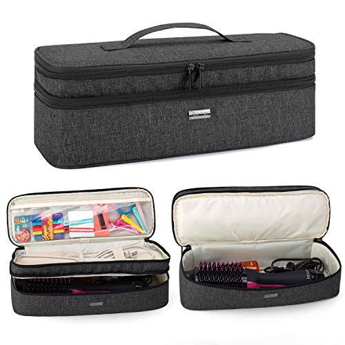 Convenient and Spacious Travel Storage Bag for Revlon One-Step Hair Dryer and Volumizer Hot Air Brush