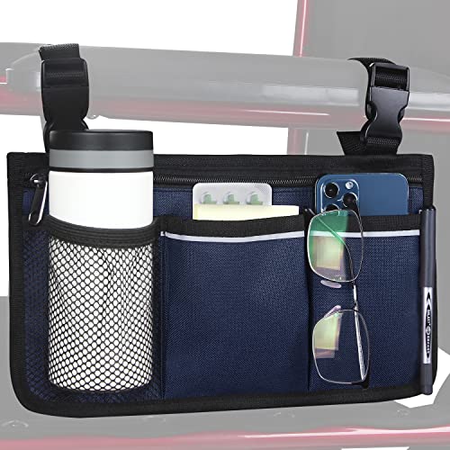 Convenient Wheelchair Side Organizer Storage Bag