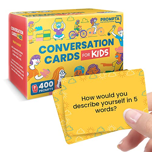 Conversation Cards for Kids - Fun Conversation Starters for Family Game Night