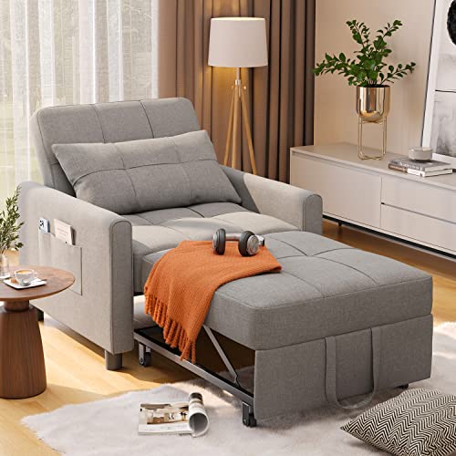 Convertible Sofa Chair Bed: Noelse Sleeper Sofa Chair