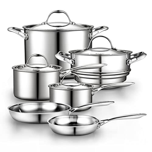 Cooks Standard Stainless Steel Cookware Sets 10-Piece