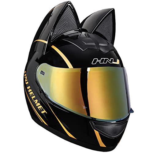 Cool Cat Ears Motorcycle Helmet