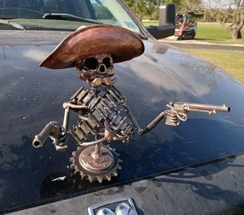 Cool Skeleton Figurines Car Decor Ornament