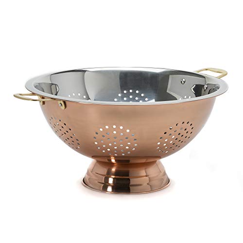 Copper and Stainless Steel Colander