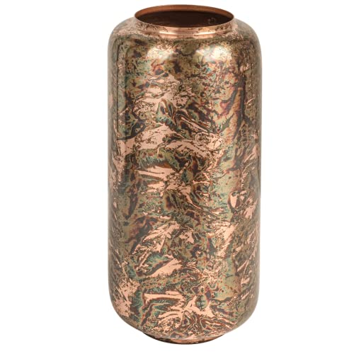 Copper Finish Metal Vase