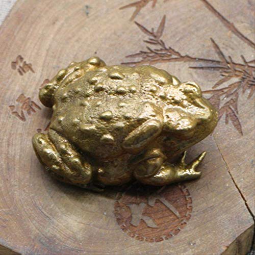 Copper Toad Statue Ornament Home Decoration Lucky Tea Pet