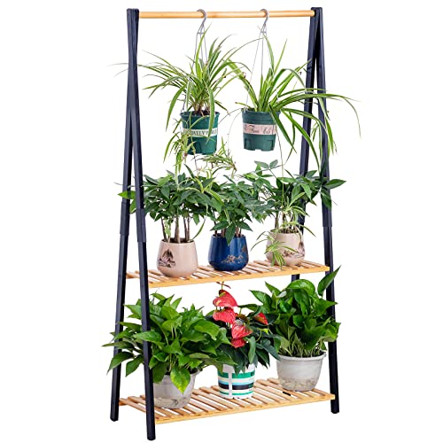 COPREE Bamboo Hanging Plant Stand