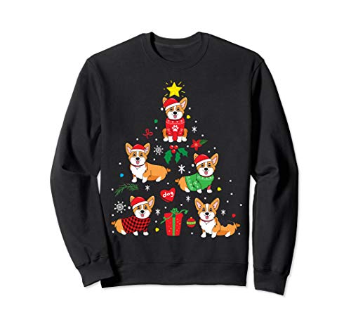 Corgi Christmas Ornament Tree Decor Sweatshirt