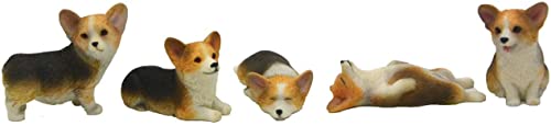 Corgi Miniature Figurines - Adorable Cake Toppers and Decorations