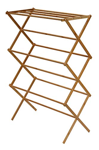 Cortesi Home Eli Bamboo Clothing Drying Rack