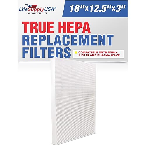 Cost-effective True HEPA Air Cleaner Replacement Filter by LifeSupplyUSA