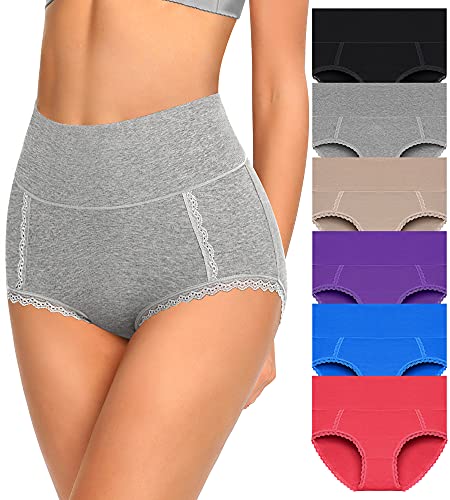 Cotton High Waisted Panties for Women