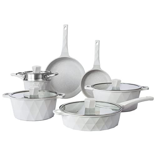 Country Kitchen Nonstick Cookware Sets - 11 Piece