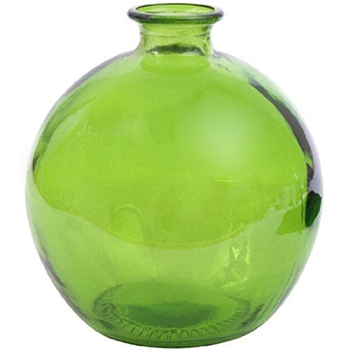 Couronne Company Lime Green Glass Vase