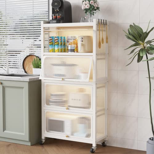 COVAODQ 5 Tier Pantry Storage Cabinet