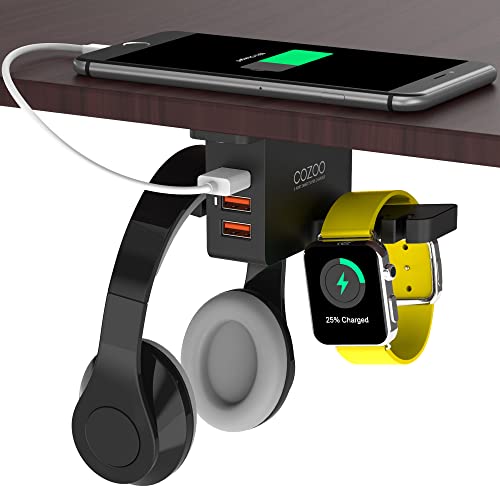 cozoo Headphone Stand with USB Charger