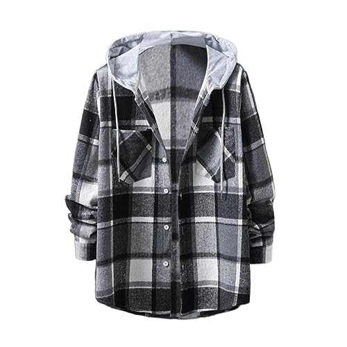 Cozy and Stylish Plaid Fleece Jacket For Men