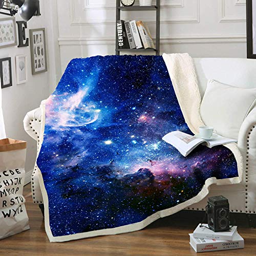 Cozy Blue Galaxy Blanket: Comfort and Style Combined