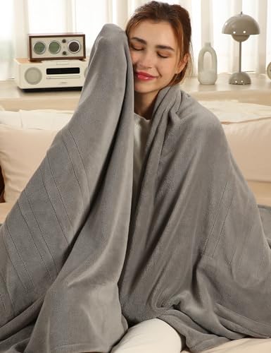 Cozy Heated Blanket with 5 Heating Levels & Auto Off