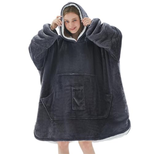 Cozy Oversized Blanket Hoodie - Soft and Warm Sweater