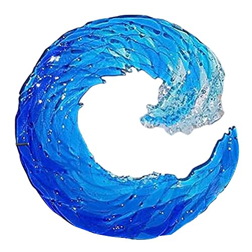 Creative Blue Wave Sculpture Desktop Ornaments