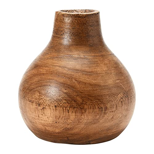 Creative Co-Op Wood Vase