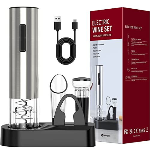 Crenova Electronic Wine Opener 6-in-1 Set