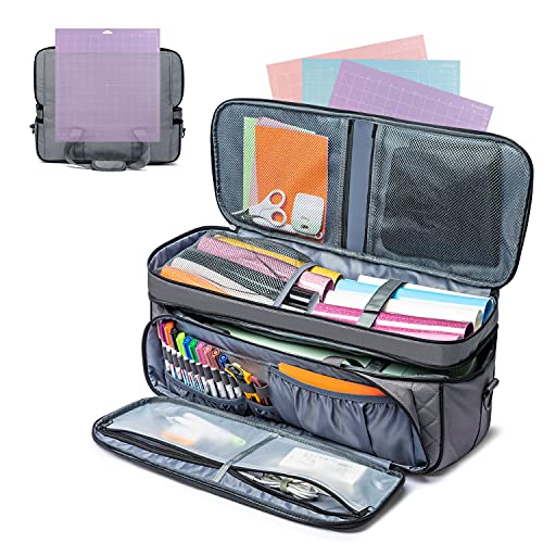 Cricut Carrying Case with Storage Tote Bag, Grey