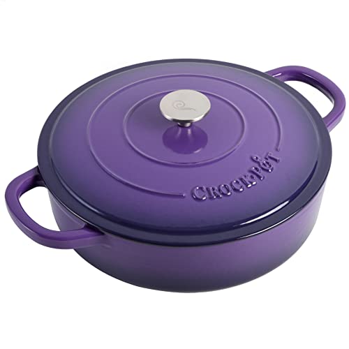 Crock-Pot Artisan Braiser, 5 Quart, Lavender Purple