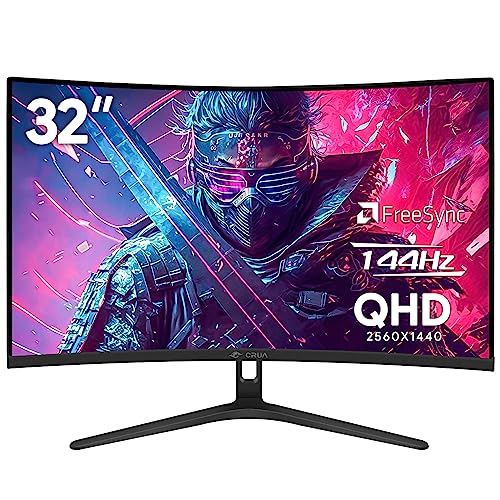 CRUA 32" Curved Gaming Monitor