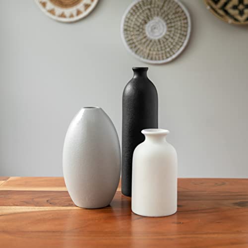 Crutello Ceramic Vase Set - Modern Multicolor Vases for Decor