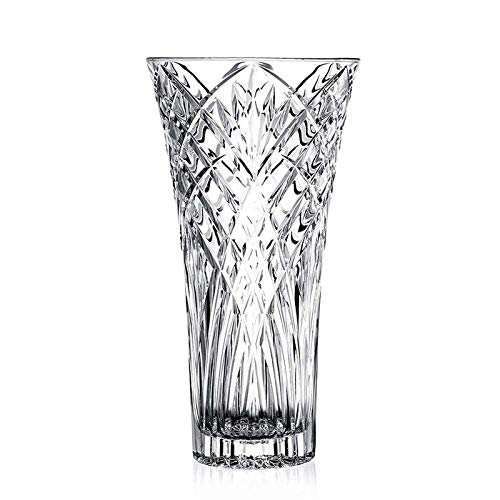 Crystal Clear Glass Vase for Flowers