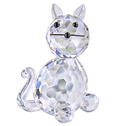 Crystal Collectible Standing Cat Figurine