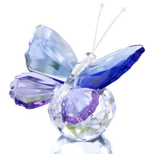 Crystal Cut Butterfly Ornament Decoration