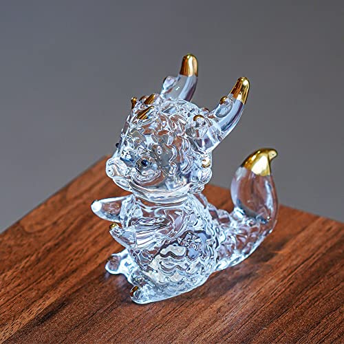 Crystal Dragon Figurine Decoration