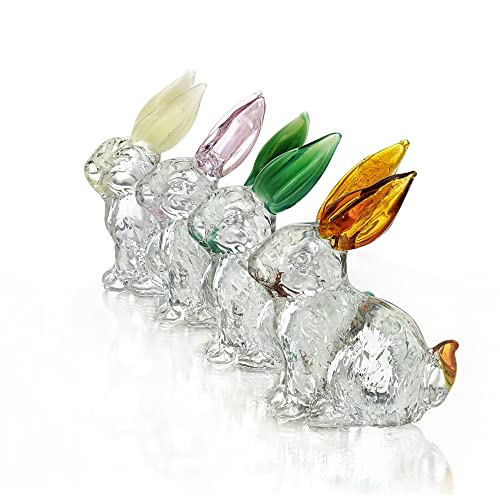 Crystal Easter Bunny Figurines
