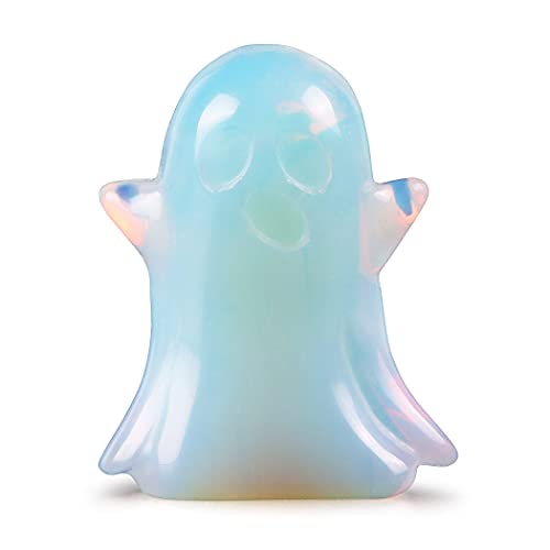 Crystal Ghost Figurine for Halloween Decor