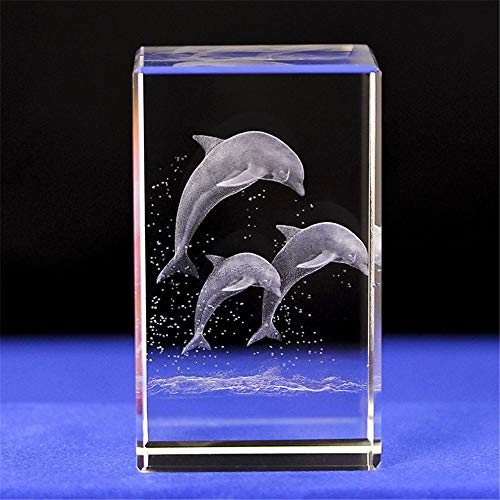 Crystal Glass Dolphin Ornaments